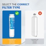PUREPLUS Refrigerator Water Filter Replacement 3-Pack
