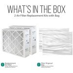 Honeywell 20x20x4 MERV 11 Air Filters 2-Pack