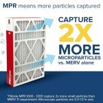 Filtrete 16x25x5 Micro Allergen Air Filter, 2-Pack