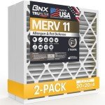 BNX TruFilter MERV 11 20x20 Air Filter 2-Pack