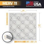 BNX TruFilter MERV 11 20x20 Air Filter 2-Pack