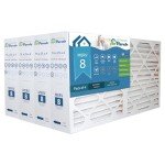 AirPurete 16x25x4 Furnace Air Filters - Pack of 4