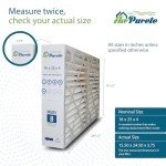 AirPurete 16x25x4 Furnace Air Filters - Pack of 4