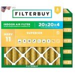 20x20x4 MERV 11 Air Filters - 6-Pack