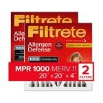 Filtrete 20x20x4 Air Filter, 2-Pack