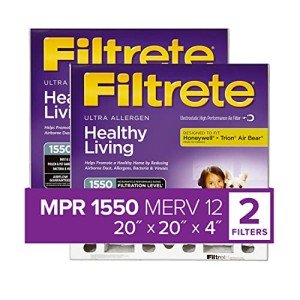 Filtrete Ultra Allergen Deep Pleat Filter Pack