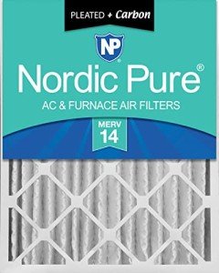 Nordic Pure MERV 14 Pleated Air Filter 20x20x4