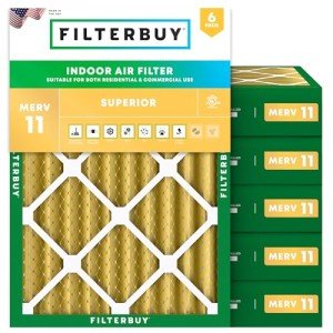 18x24x4 MERV 11 Allergen Defense Air Filters (6-Pack)