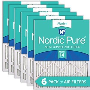 Nordic Pure MERV 14 Air Filters 6 Pack