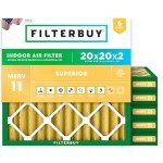 20x20x2 MERV 11 Air Filters - 6 Pack