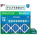20x20x2 MERV 13 Pleated Air Filter (2-Pack)