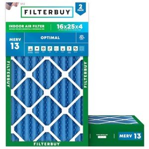 16x25x4 MERV 13 Air Filters (2-Pack)