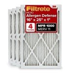 Filtrete 16x25x1 Allergen Defense Air Filters 4-Pack