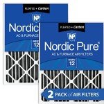 Nordic Pure MERV 12 Pleated Air Filter 2 Pack