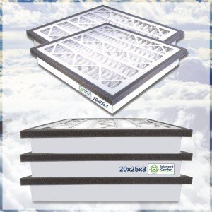 20x25x3 MERV 13 Pleated Air Filters (2-Pack)