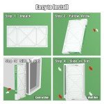 16x24x2 MERV 8 Air Filters - 4 Pack