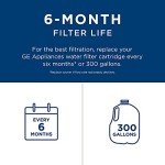 GE MSWF Water Filter - Reduces Lead & Impurities