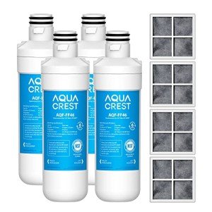 Aqua Crest LT1000PC Refrigerator and Air Filter Combo