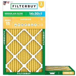 14x30x1 MERV 11 Air Filter (2-Pack)