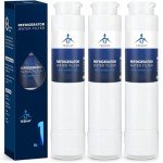 TEEHAY EPTWFU01 Refrigerator Water Filter Replacement - 3 Pack