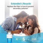 Aqua Crest LT1000PC Refrigerator and Air Filter Combo