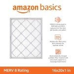 16x20x1 Merv 8 Air Filters 6-Pack