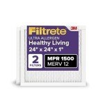 Filtrete 24x24 AC Air Filter, MERV 12 2-Pack
