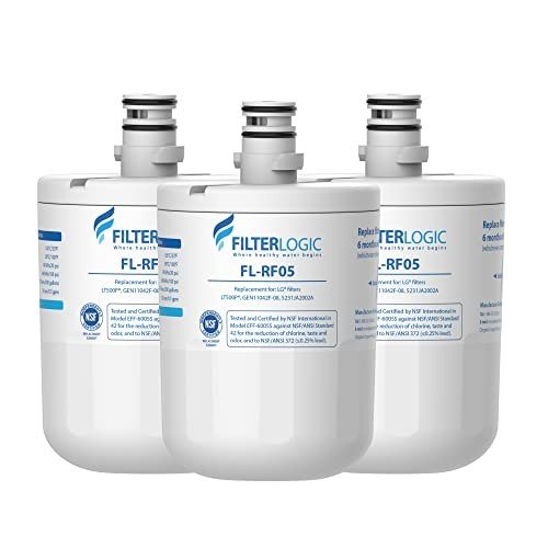 FilterLogic NSF Certified LG Refrigerator Water Filter (3 Pack)
