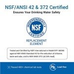 FilterLogic NSF Certified LG Refrigerator Water Filter (3 Pack)