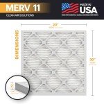 BNX TruFilter 20x20x2 MERV 11 Air Filters (4-Pack)