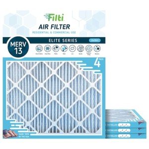 MERV 13 Pleated Air Filters 24x30x1 (4 Pack)