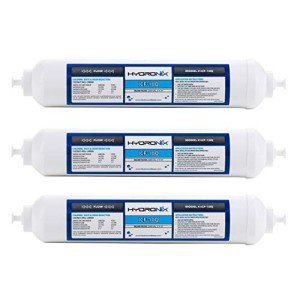 Hydronix Inline Activated Carbon Water Filter Cartridge 3-Pack