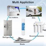 Inline Water Filter for Refrigerator and Ice Maker – 2 Pack
