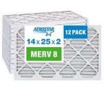 Aerostar MERV 8 Pleated Air Filters, 12 Pack