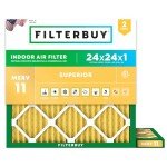 24x24x1 MERV 11 Air Filters - 2-Pack