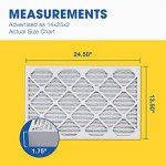 Aerostar 14x25 MERV 13 Pleated Air Filter Pack