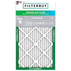 Filterbuy MERV 8 Pleated HVAC Air Filter