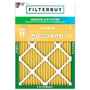 Filterbuy 24x25x1 MERV 11 Air Filter