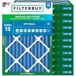 14x20x2 MERV 13 Pleated Air Filter Pack