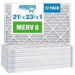 Aerostar MERV 8 Pleated Air Filters 12 Pack