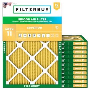 28x30 MERV 11 Pleated Air Filter (12-Pack)