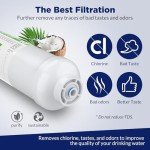 Inline Water Filter Kit for Refrigerators, 2 Pack