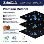 FrigiLife Refrigerator Water Filter 3-Pack Replacement