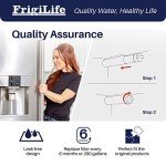 FrigiLife Refrigerator Water Filter 3-Pack Replacement