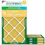 MERV 11 Air Filters 8x30x1 - 4-Pack