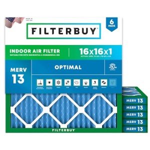 16x16x1 MERV 13 Air Filter (6-Pack)