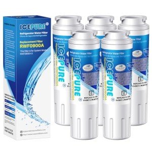 ICEPURE UKF8001 Refrigerator Water Filter - 5 Pack
