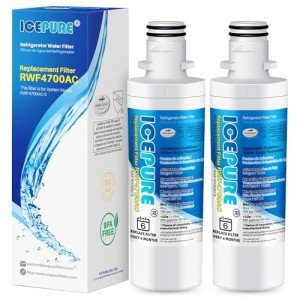 ICEPURE Replacement Water Filter for LG & Kenmore