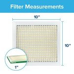 Filtrete MERV 8 Air Filter 4-Pack, 10x10x1