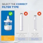PUREPLUS Refrigerator Water Filter 2-Pack Replacement